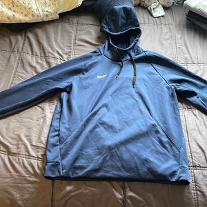 nike dri-fit blue hoodie